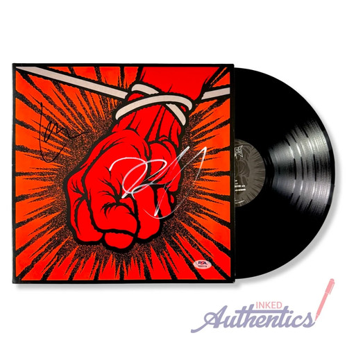 Metallica signed autographed - metallica,