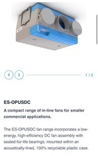 Nuaire ES-OPUSDC Small Commercial Ceiling Fan