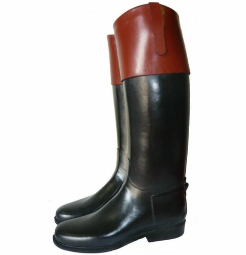 Men tall leather horse - leather,