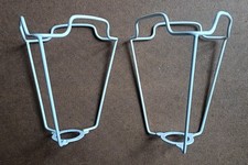 2 x White Metal B22 Lighting
