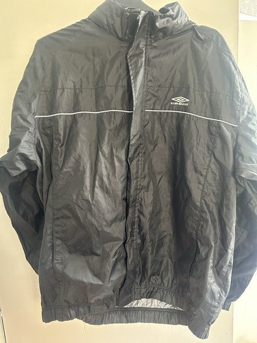 Umbro black windbreaker jacket - umbro,