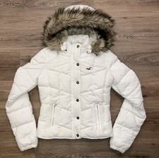 Y2K Hollister Faux Fur Hooded
