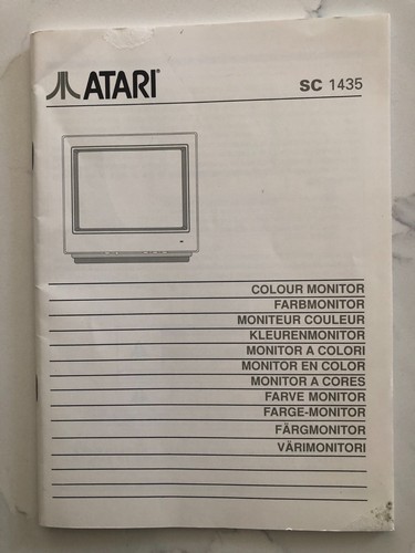 Atari manual instruction - atari, st