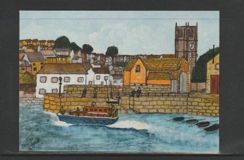 Postcard ives cornwall - postcard-st,