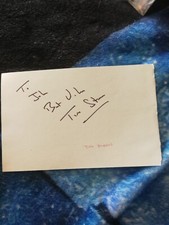 TIM STERN signed page ABIGAILS PARTY Actor Autograph