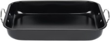 Premium Large Rectangular Oven Roasting Baking Dish Tray Pan with Handles