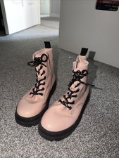 h&m size 13 girls pink leather