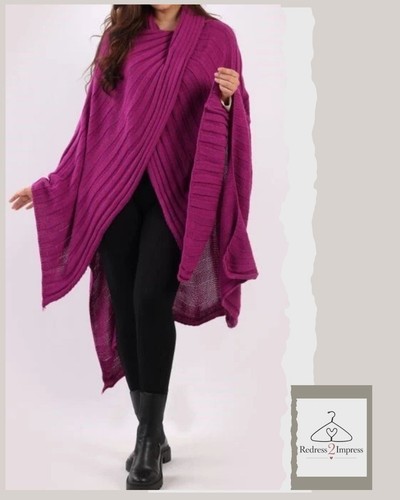 Made italy poncho one size - in,