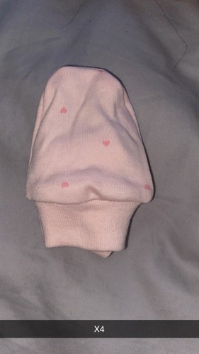 Baby girl pink - heart, newborn