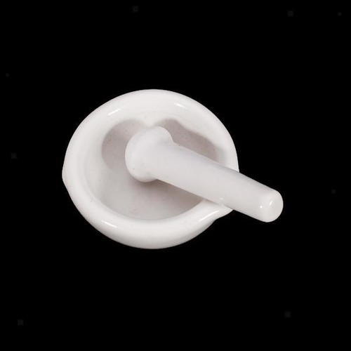 Porcelain mortar and pestle - porcelain,