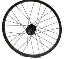 20 x 1.75 DISC BRAKE REAR WHEEL 406  - 21 RIM 8/9 CASSETTE HUB KIDS BIKE FOLDER