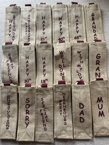 Hessian wine bottle - hessian,