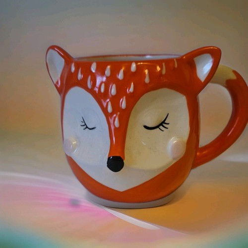 Fox face mug - 3d, cute