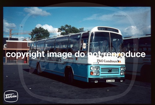 Original bus coach - bus, slide