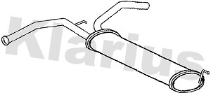 Klarius box with tail pipe