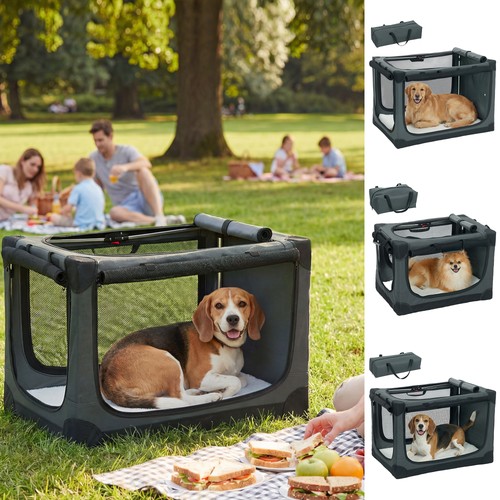 Collapsible dog crate - dog,