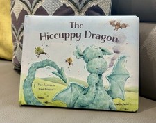 Jellycat The Hiccuppy Dragon Book Story Hardback Retired Fuddlewuddle Sue Samuel