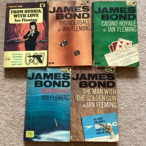 James bond books set - bond,
