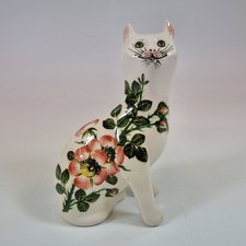 Griselda Hill Pottery Wemyss Figure Of A Cat 17.5cm High