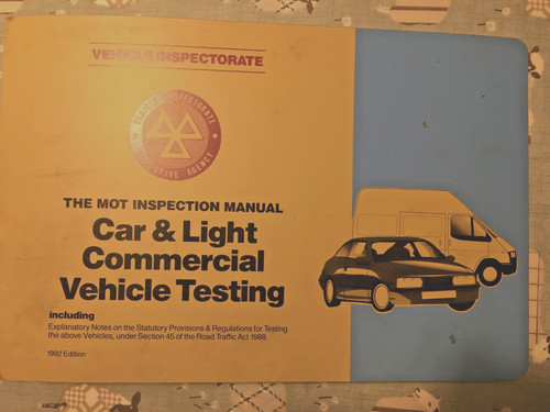 Mot inspection manual 1992 - manual,