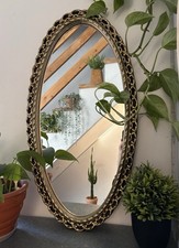 Oval Gold Plaster Frame Ornate