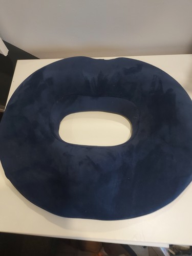 Blue donut seat cushion with - seat,