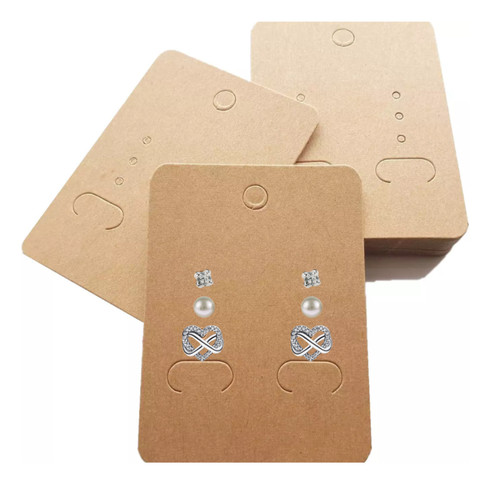Kraft brown jewellery display - kraft,