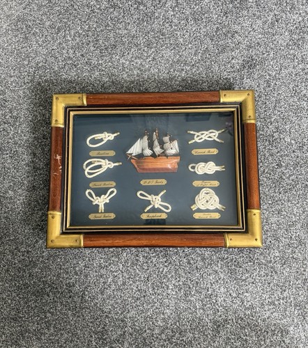 Vintage maritime shadow box - maritime,