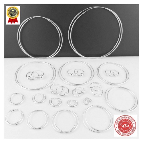 925 sterling silver - sterling, hoop