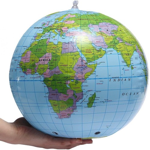 40cm inflatable world globe - 40cm,