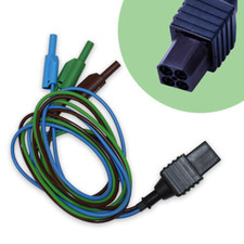 Metrel A1296  A1011 Multifunction Installation Tester Leads with Plug Connection