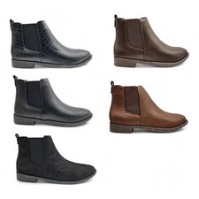 Womens Wide Fit Flat Black