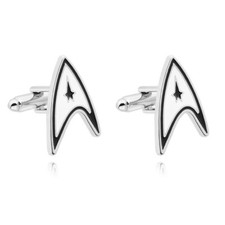 Star Trek Cufflinks, Wedding, Gift, Fancy Dress, + Gift Bag FAST &FREE DELIVERY