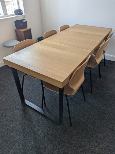 Dining room table and chairs - table,