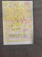 Charles Bronson Original Hand-Drawn Art Hand Signed