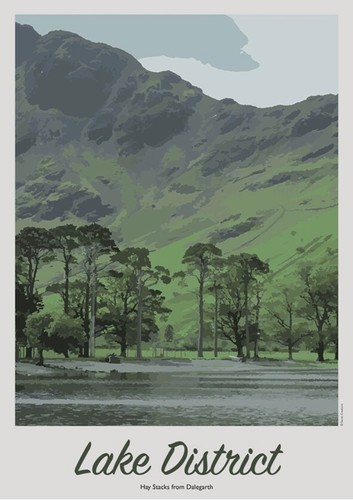 Lake district poster - district,