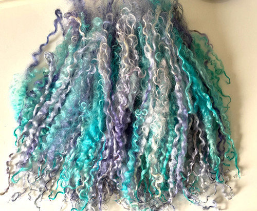 50gm teeswater long locks - 50gm,