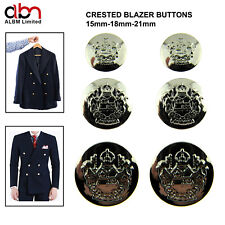 Round Gold Plastic Crested