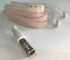 F Plug Male FM Indoor Radio / Hi-Fi Dipole Ribbon Aerial Antenna Connector