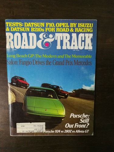Road track july - track, 1976