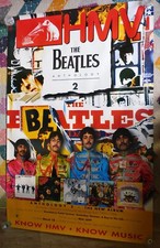 The Beatles-Anthology 2- HMV Original 1996 Large Subway Poster 60 x 40 inch