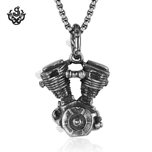 Bike motor engine pendant - bike,