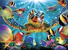1000 piece giant sea turtle - piece,