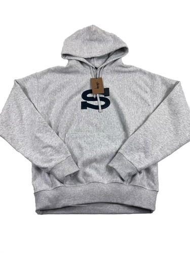 Stussy letterman hoodie - , ash