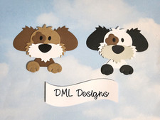 Die cuts cut card topper  dog