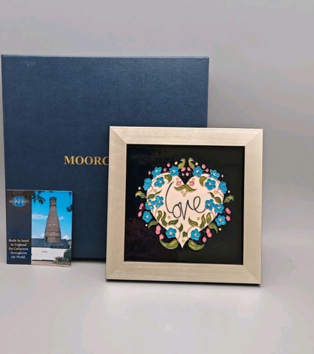 Moorcroft love framed - moorcroft,