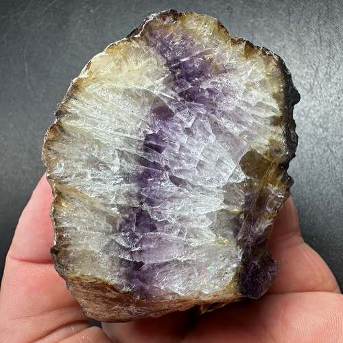 Blue john fluorite part - fluorite,