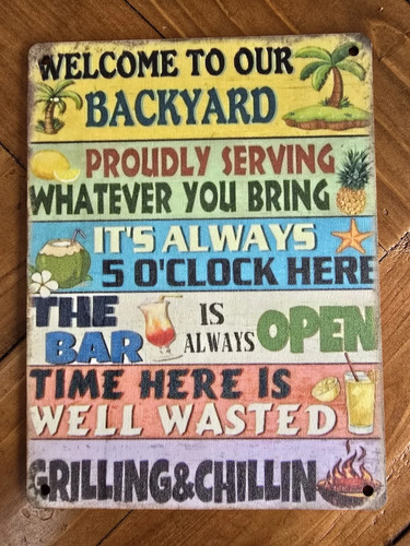 Wooden wall sign home - home, bar