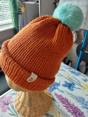 Hand knitted bobble - hand,