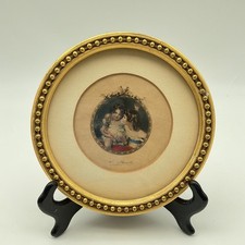 Antique Signed mezzotint